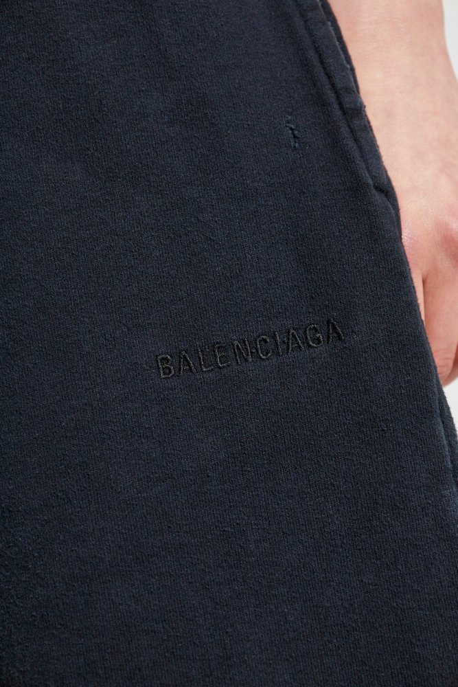 Balenciaga Nail Polish Cropped Sweatpants – Cettire