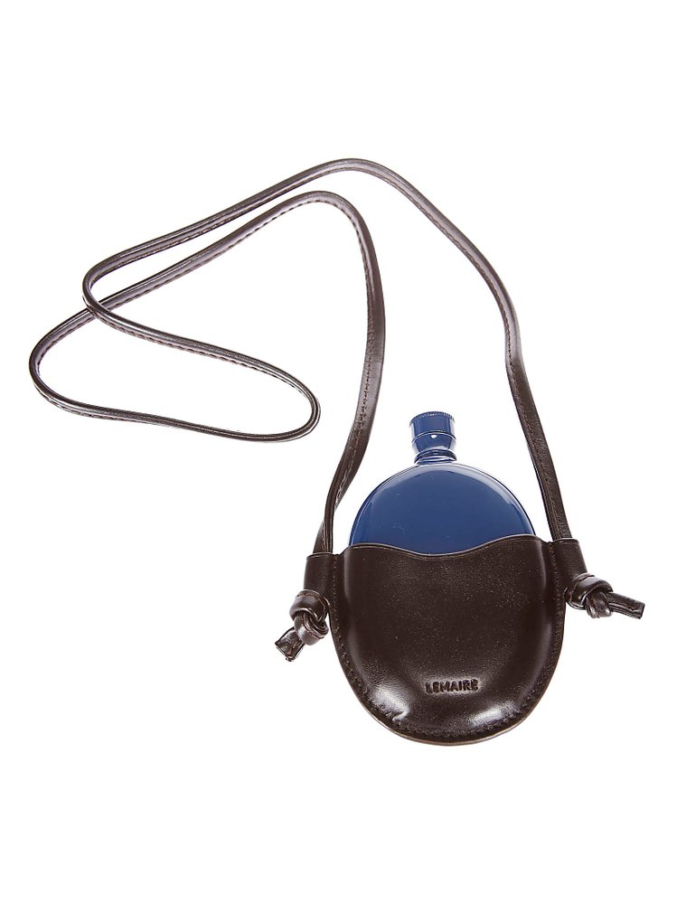 Lemaire Logo Embossed Knot Detailed Water Bottle Holder In Brown ModeSens