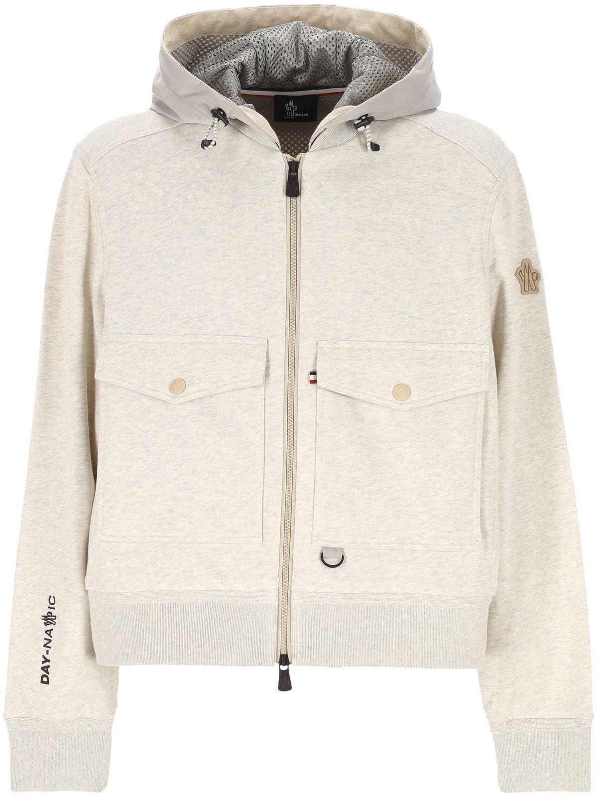 Moncler Grenoble Logo Patch Zipped Hoodie