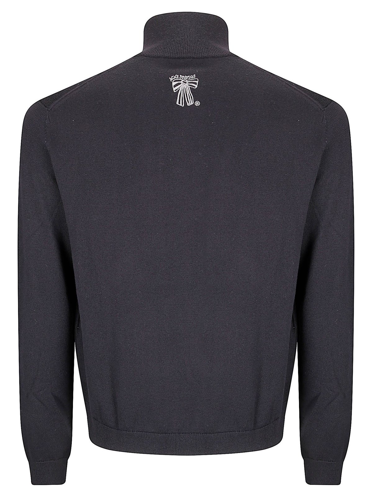 Acne Studios Logo Embroidered Zip-Up Cardigan