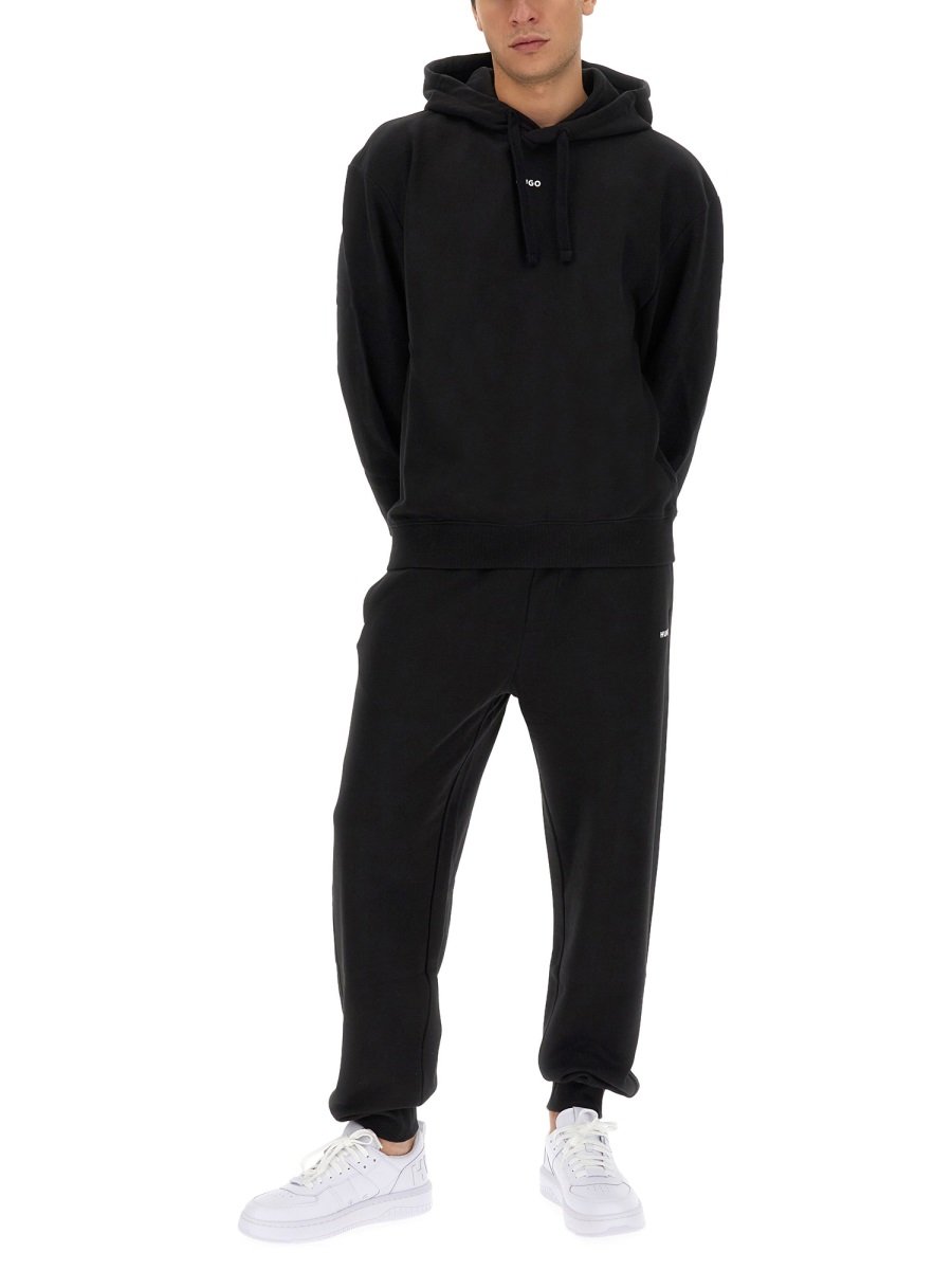 Hugo Logo Printed Drawstring Two-Piece Tracksuit