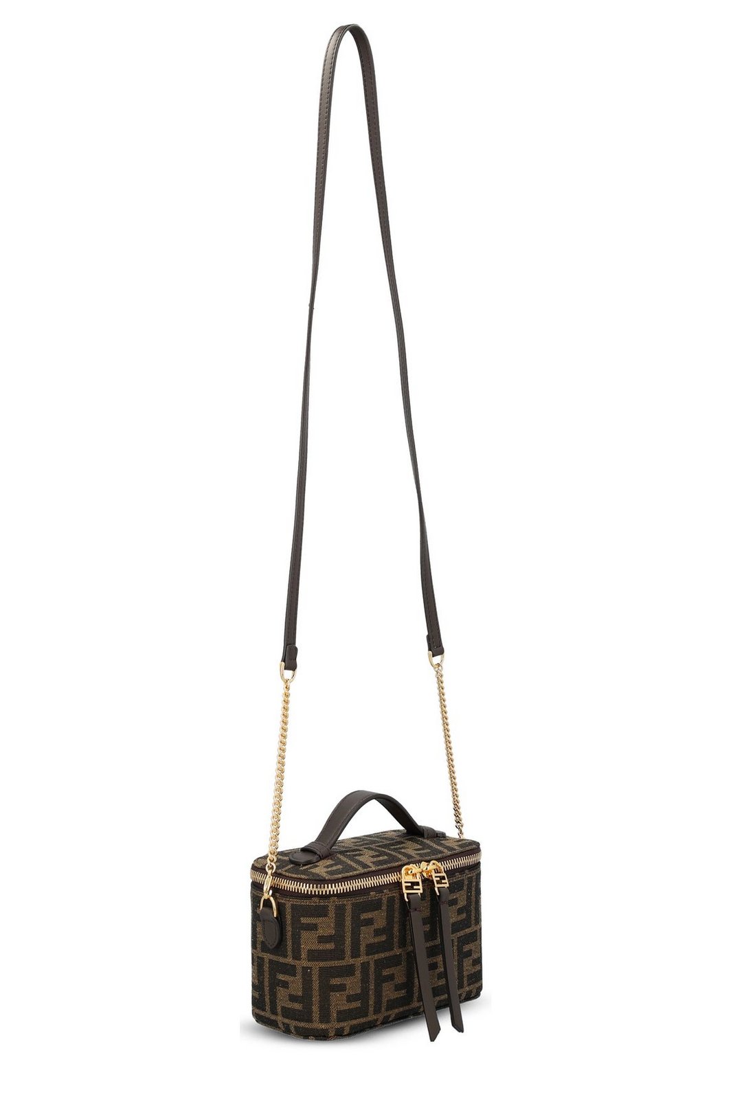 Fendi FF Jacquard Mini Crossbody Bag