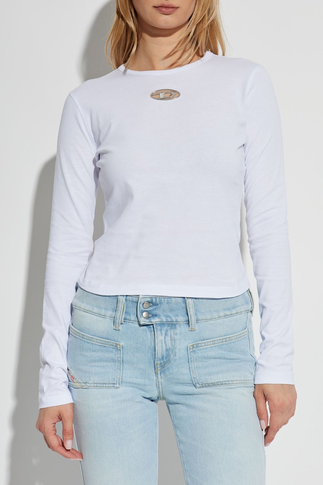 Diesel T-Uncutie-Long-Ls-Od Oval D Cut Out Top