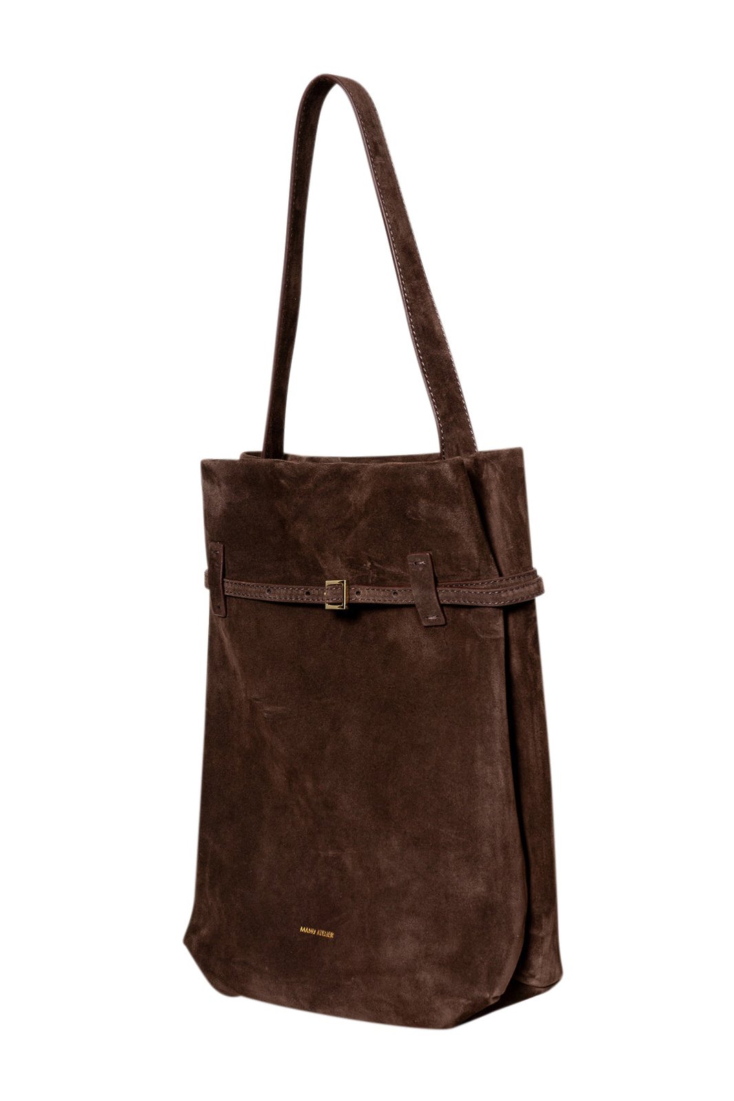Manu Atelier Tote Du Jour Belt-Detailed Tote Bag