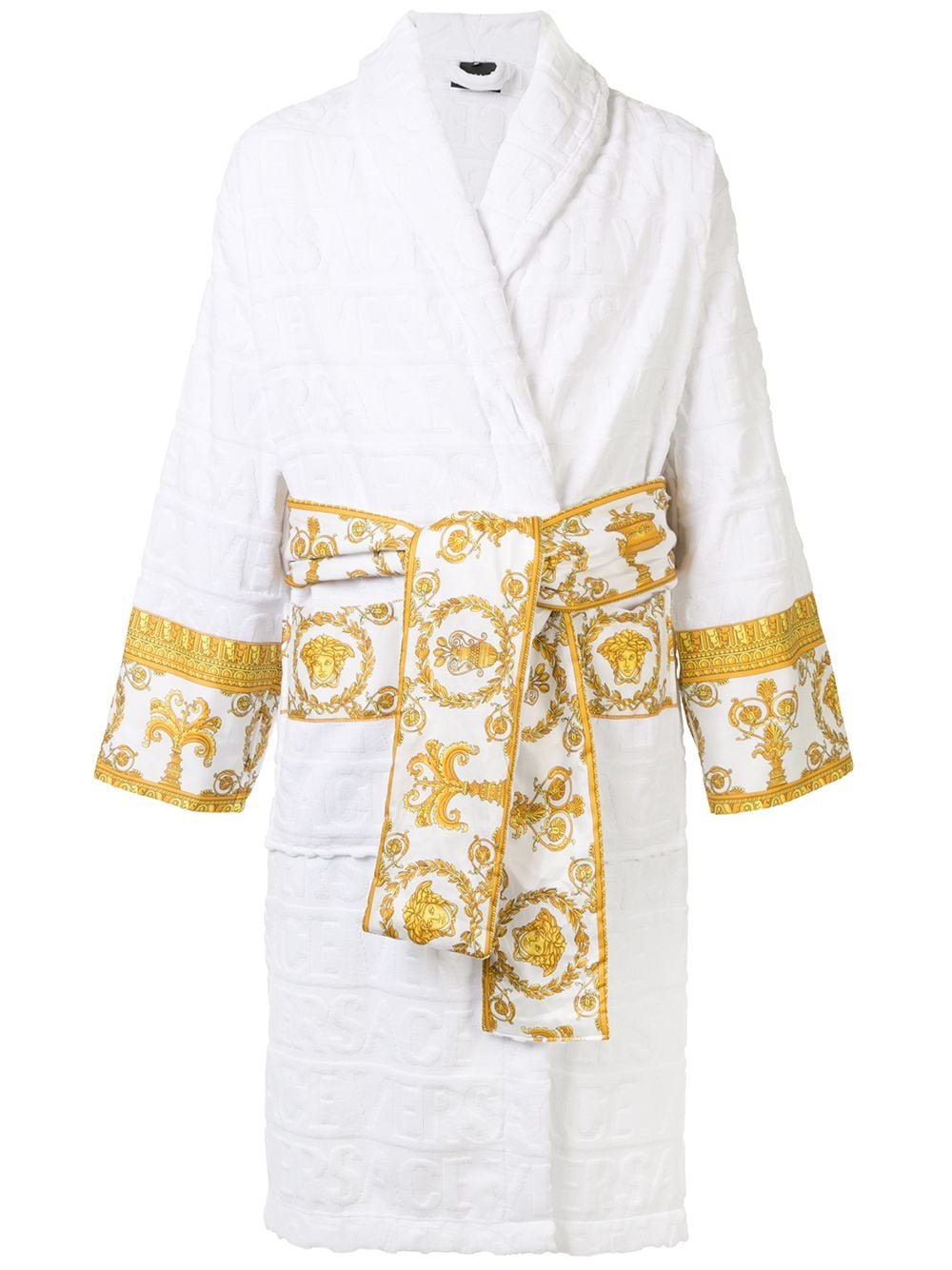 Versace I Love Baroque Belted Bathrobe