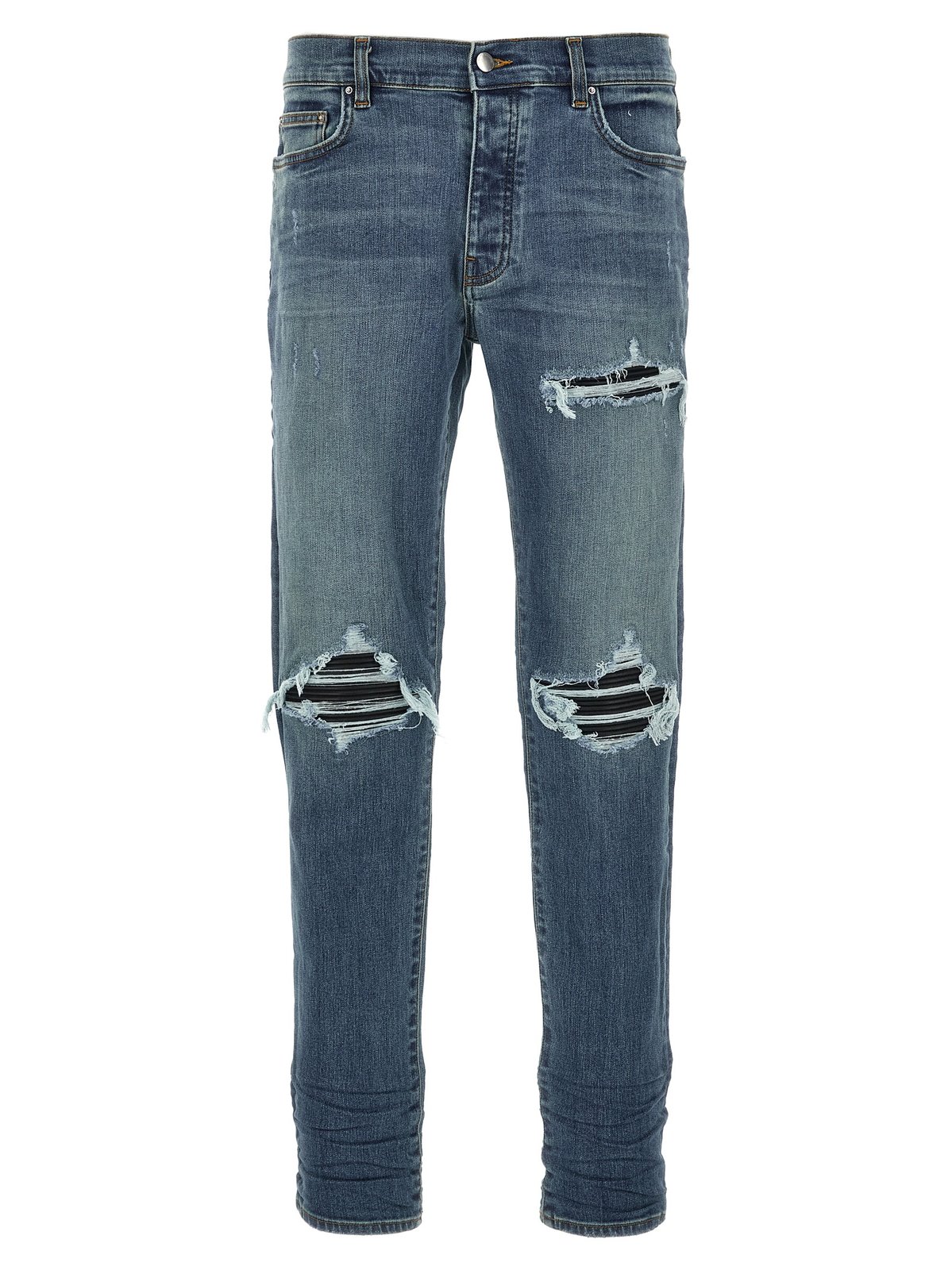 Amiri Mx1 Distressed Tapered Leg Jeans