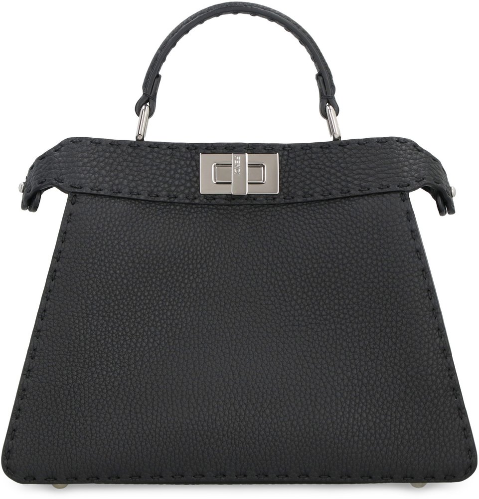 Fendi Peekaboo I See U Small Tote Bag In Black | ModeSens