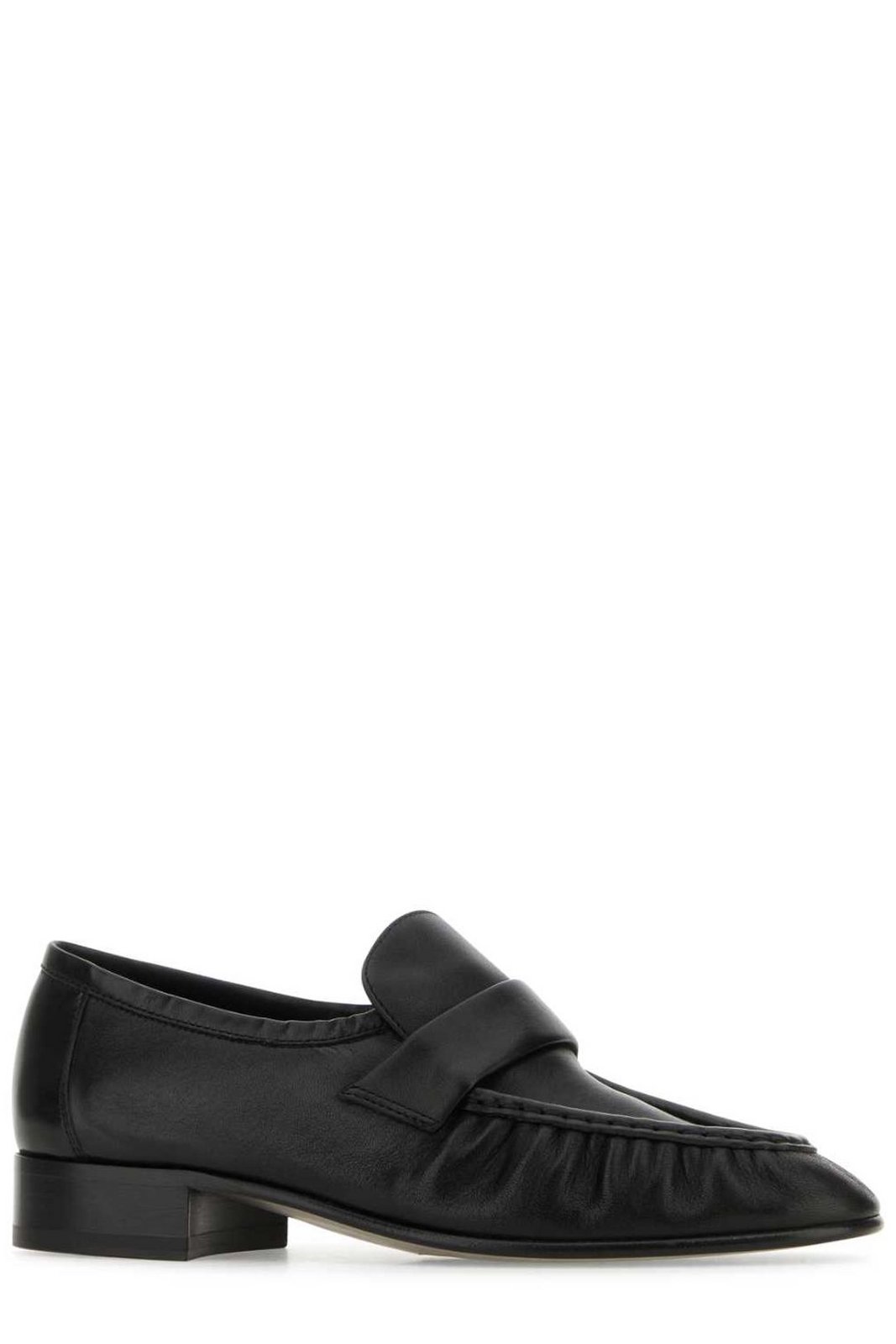 The Row Pleated-Effect Loafers