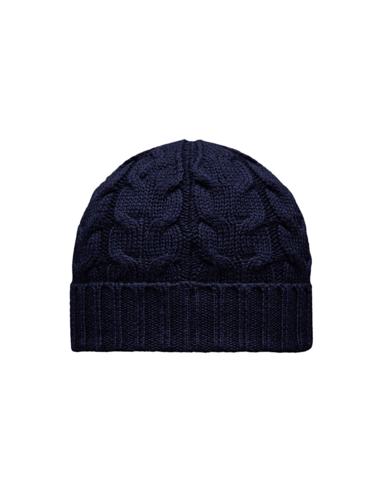 Moncler Enfant Logo Patch Cable-Knitted Beanie