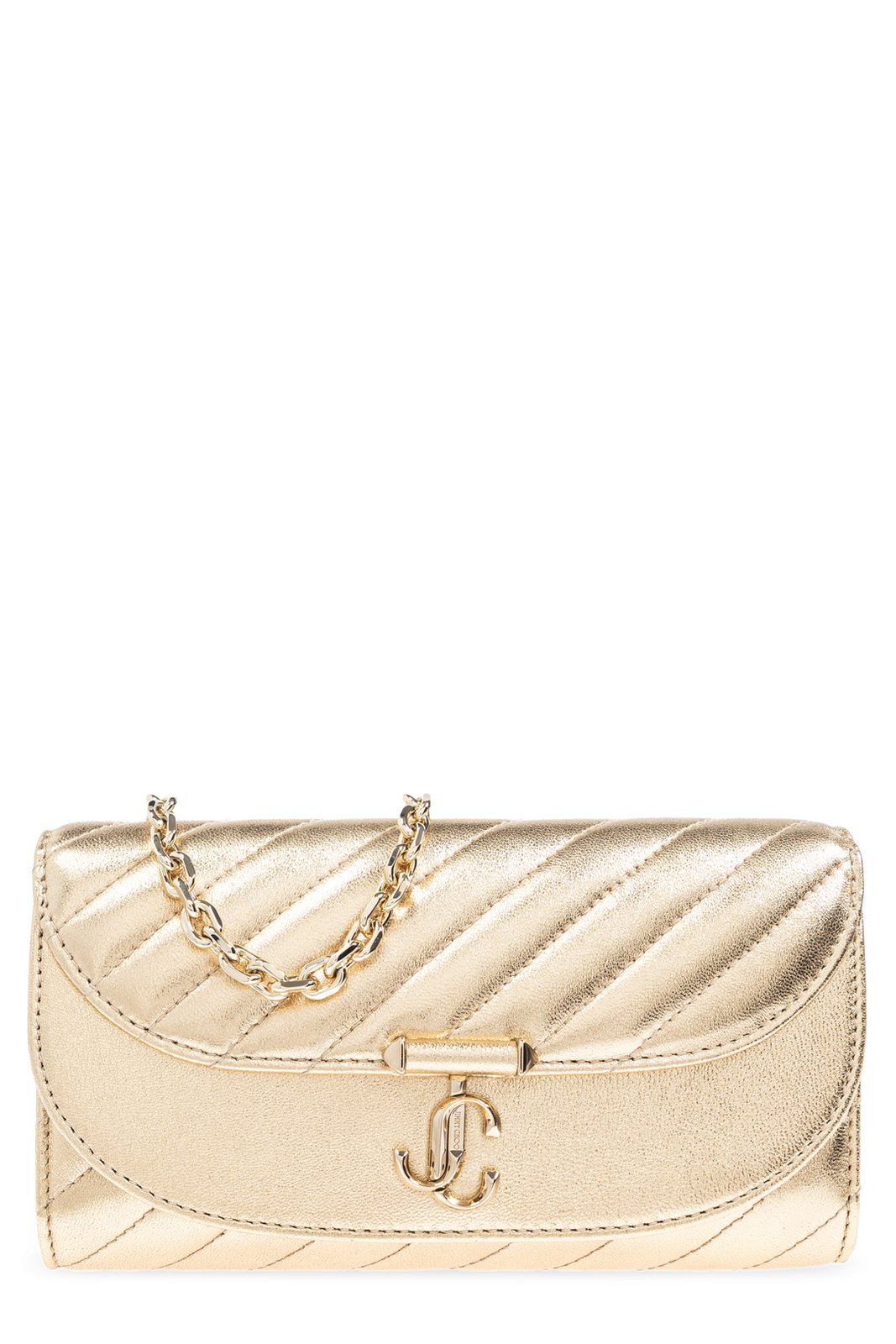 Jimmy Choo Avenue Curve Chain Linked Wallet