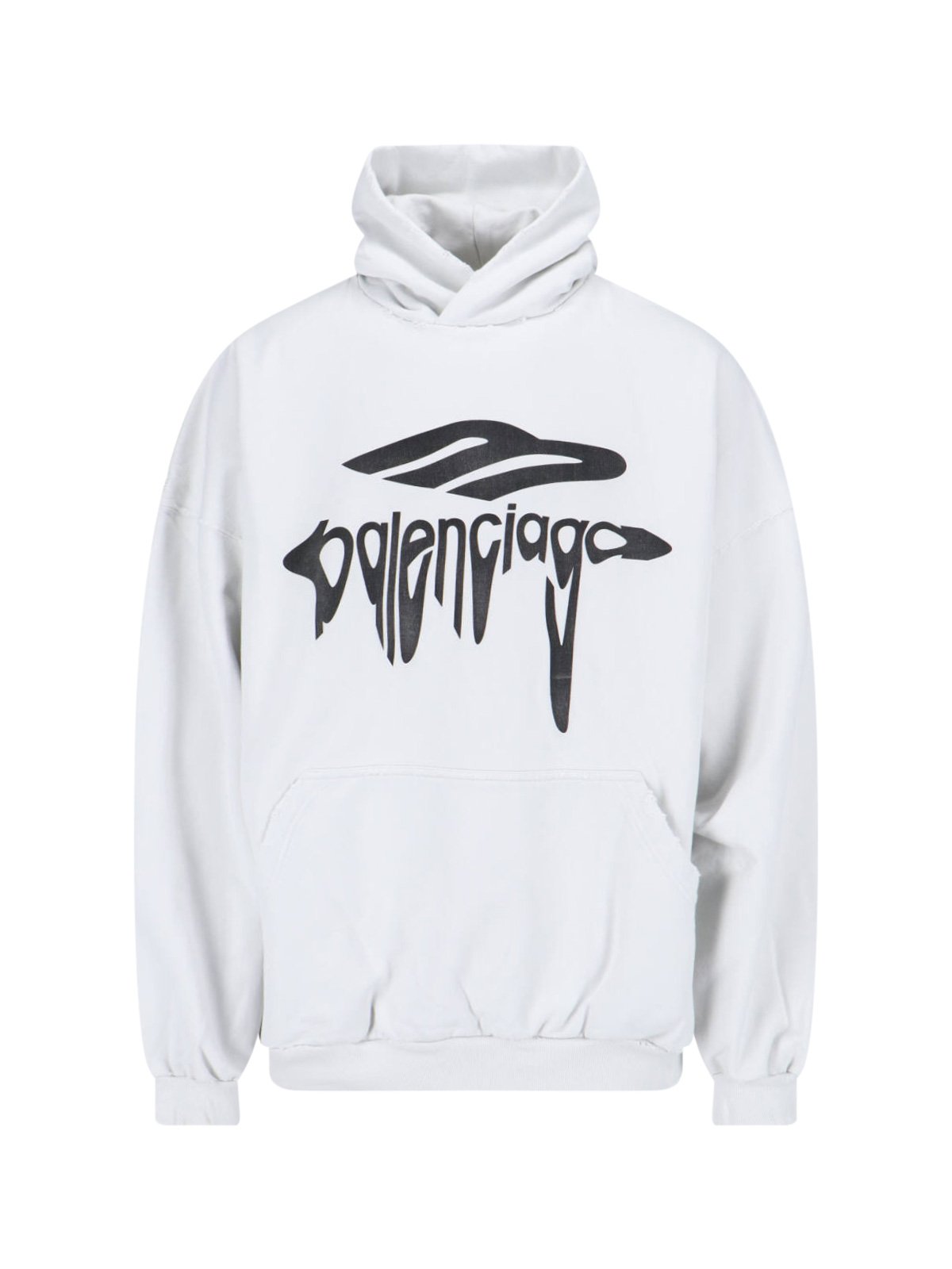 バレンシアガ 3b リクイファイド オーバーサイズ パーカー