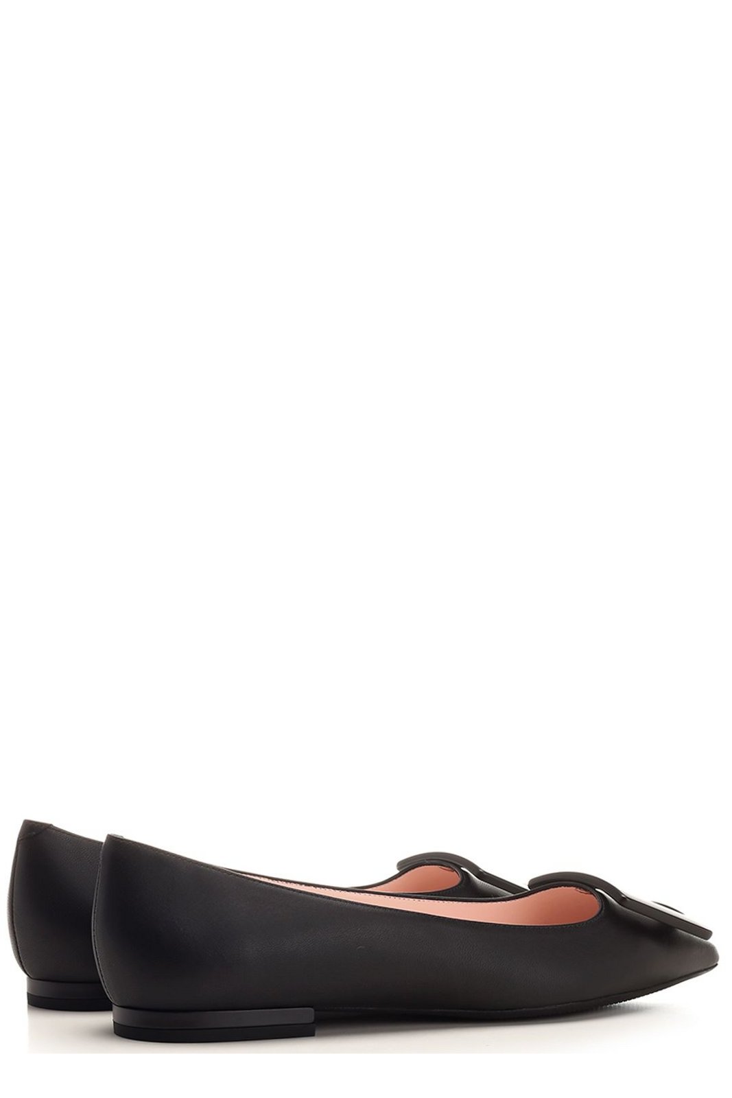Roger Vivier Gommettine Pointed-Toe Flat Shoes