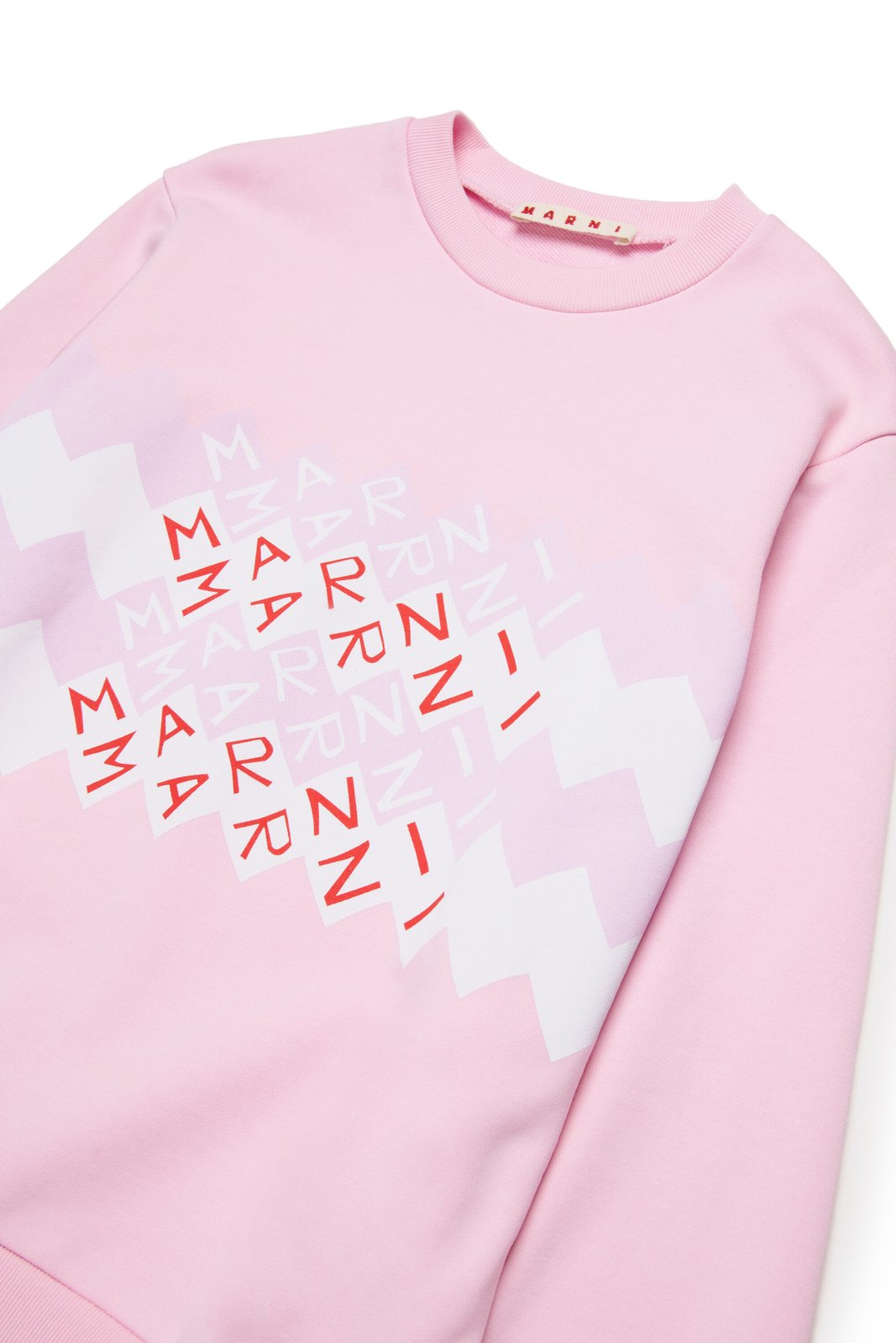 Marni Kids Logo Printed Crewneck Sweatshirt
