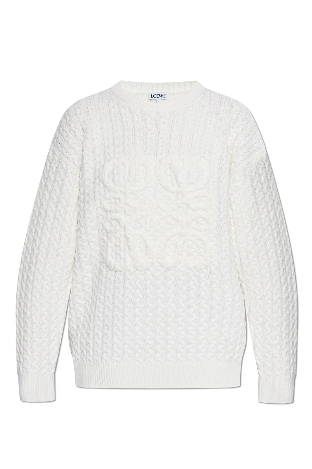 Loewe Logo-Detailed Crewneck Knitted Jumper