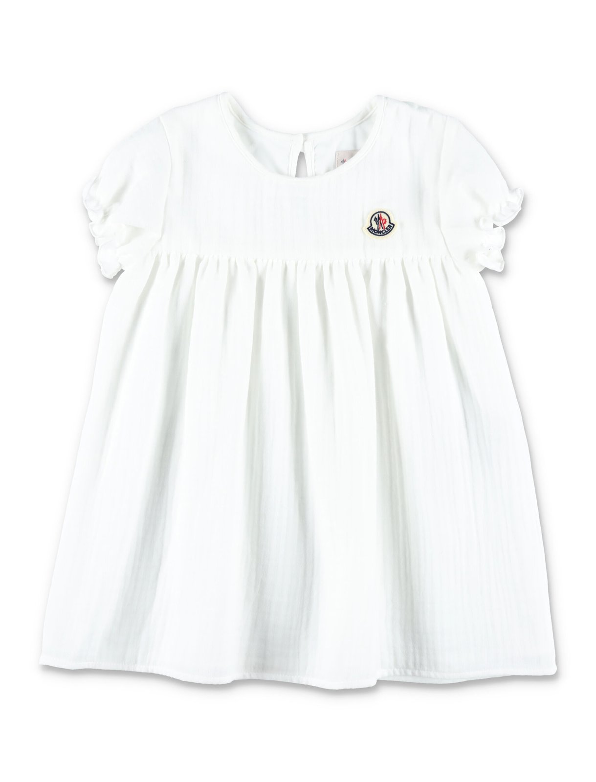 Moncler Enfant Logo Patch Crewneck Dress