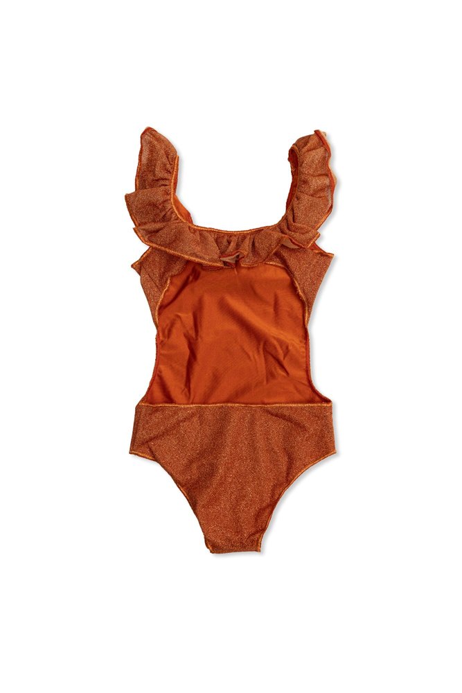 Oseree Kids 러플 루렉스 원피스 수영복