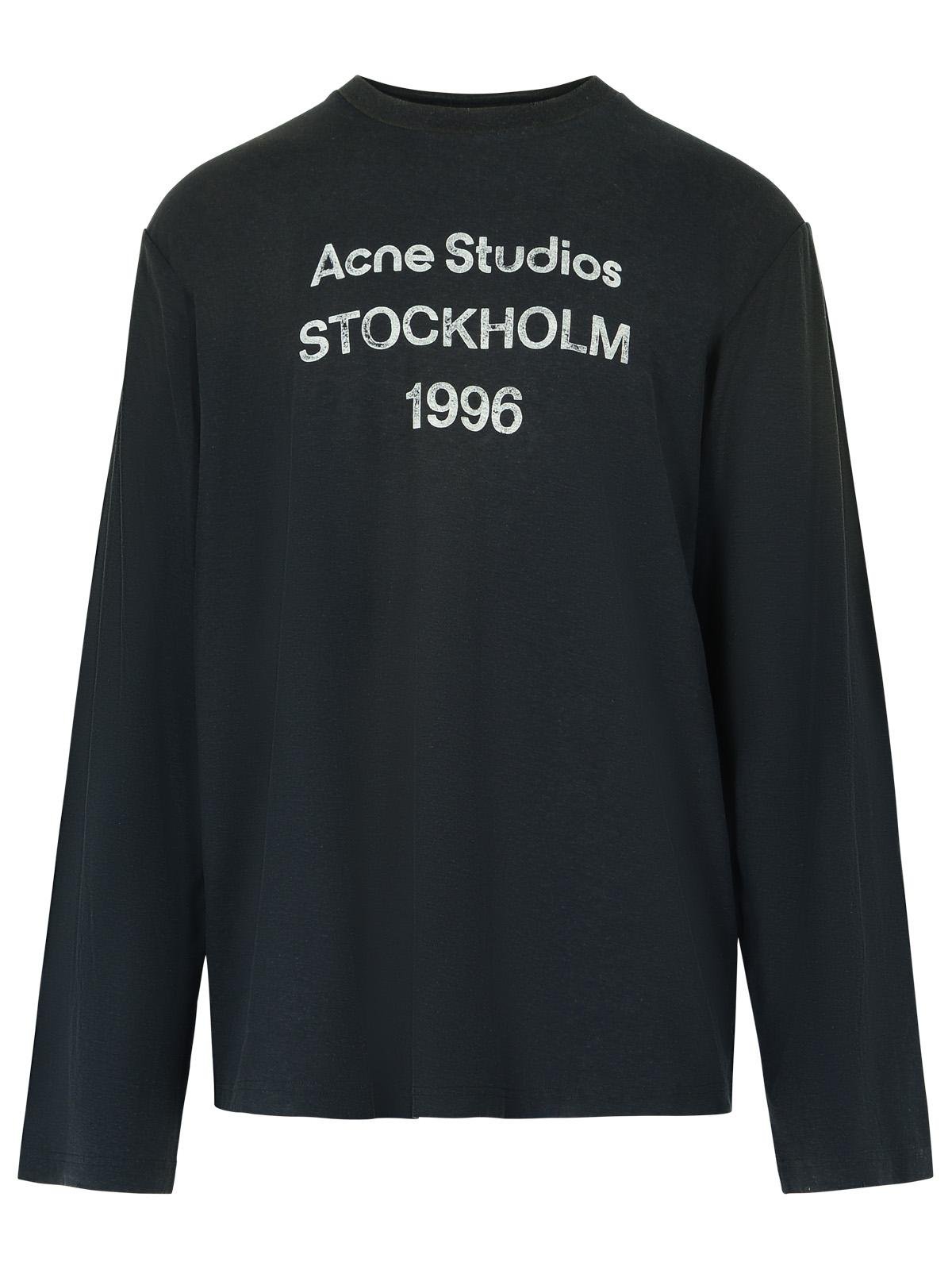 Acne Studios Logo Printed Crewneck T-Shirt