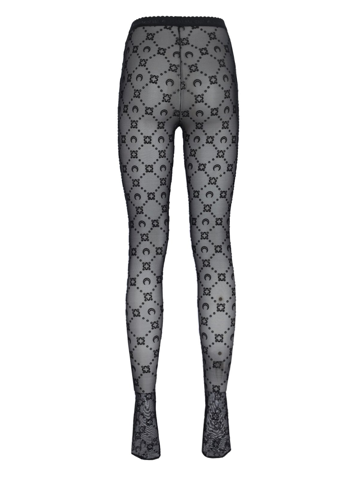 Marine Serre All-Over Moon Printed Tights