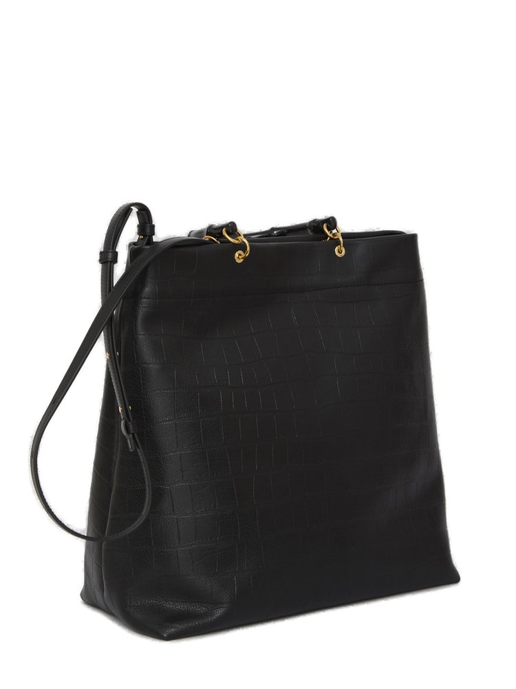 【上質なレザー】Jil Sander エンボス バンブー トートバッグ アウトレット】JIL SANDER ジルサンダー トートバッグ 3WAY