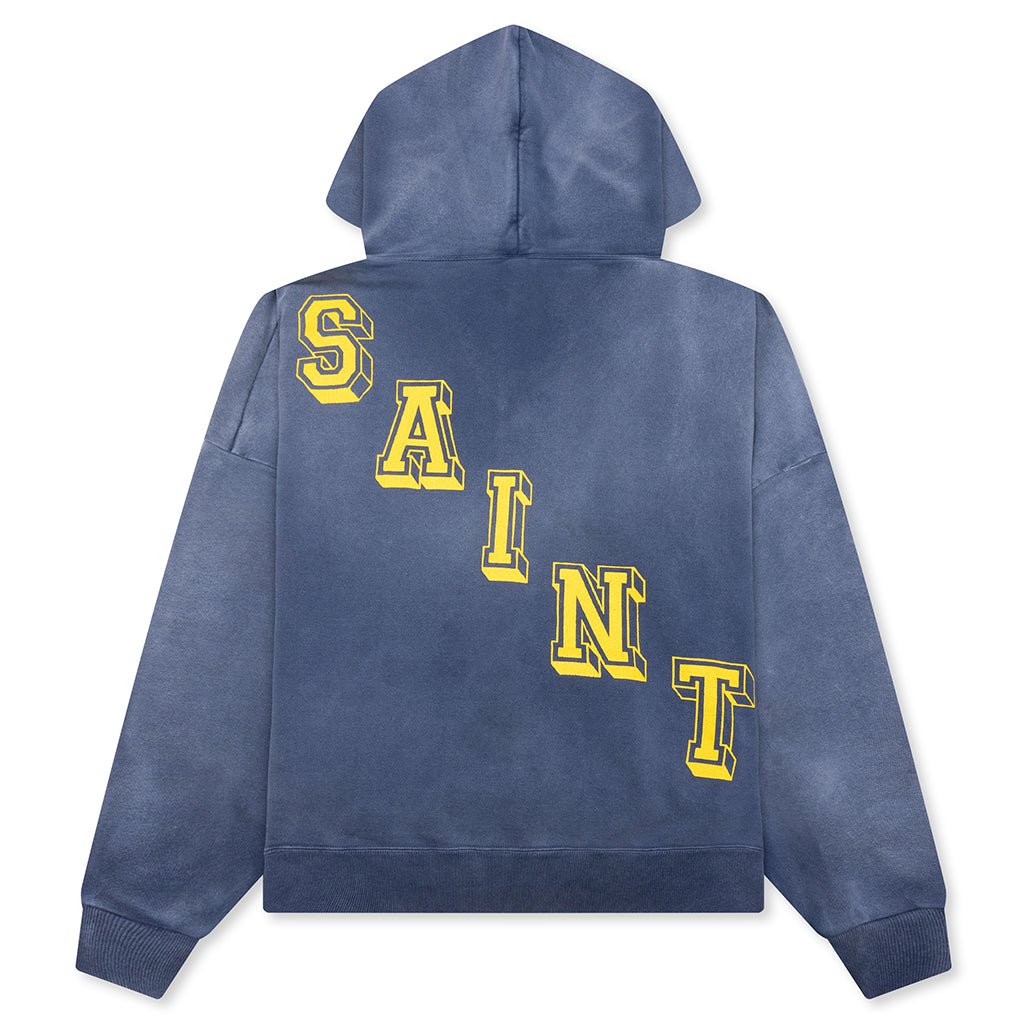 SAINT MXXXXXX Long Sleeve Logo-Print Hoodie
