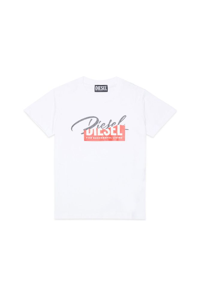 Diesel Kids 티를리튼 로고 티셔츠