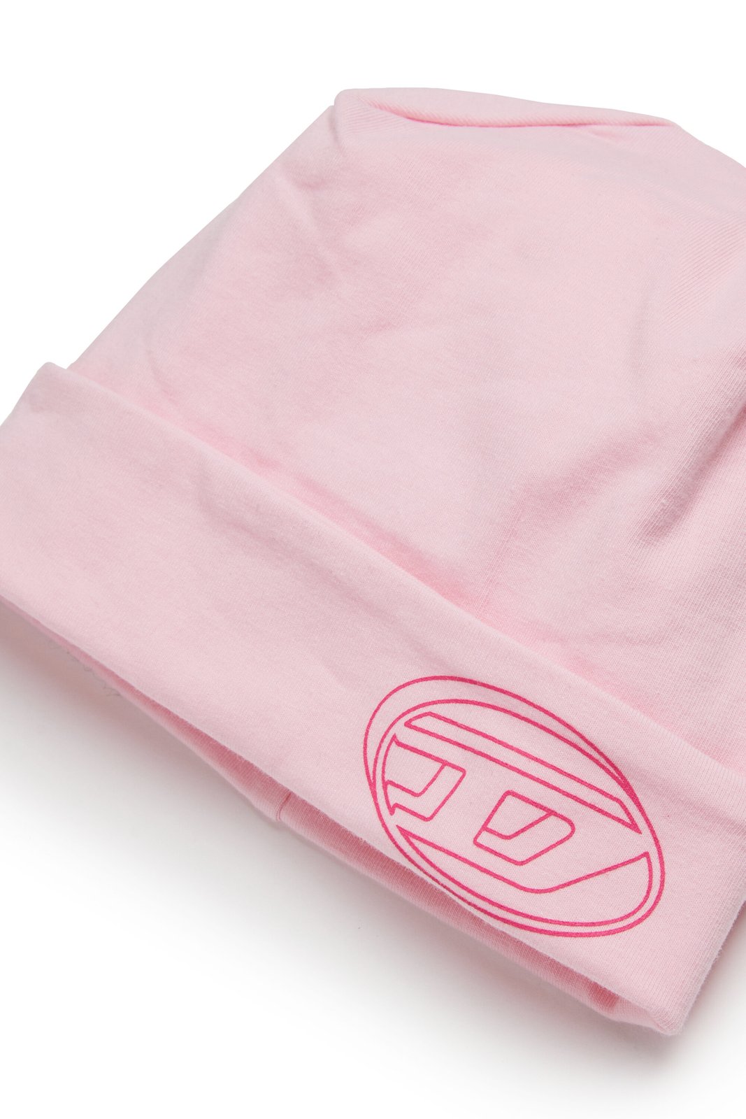 Diesel Kids Oval-D Logo Printed Beanie