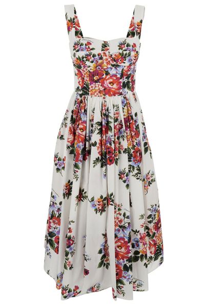 Etro Motif Print V-Neck Tiered Mini Dress  Cettire