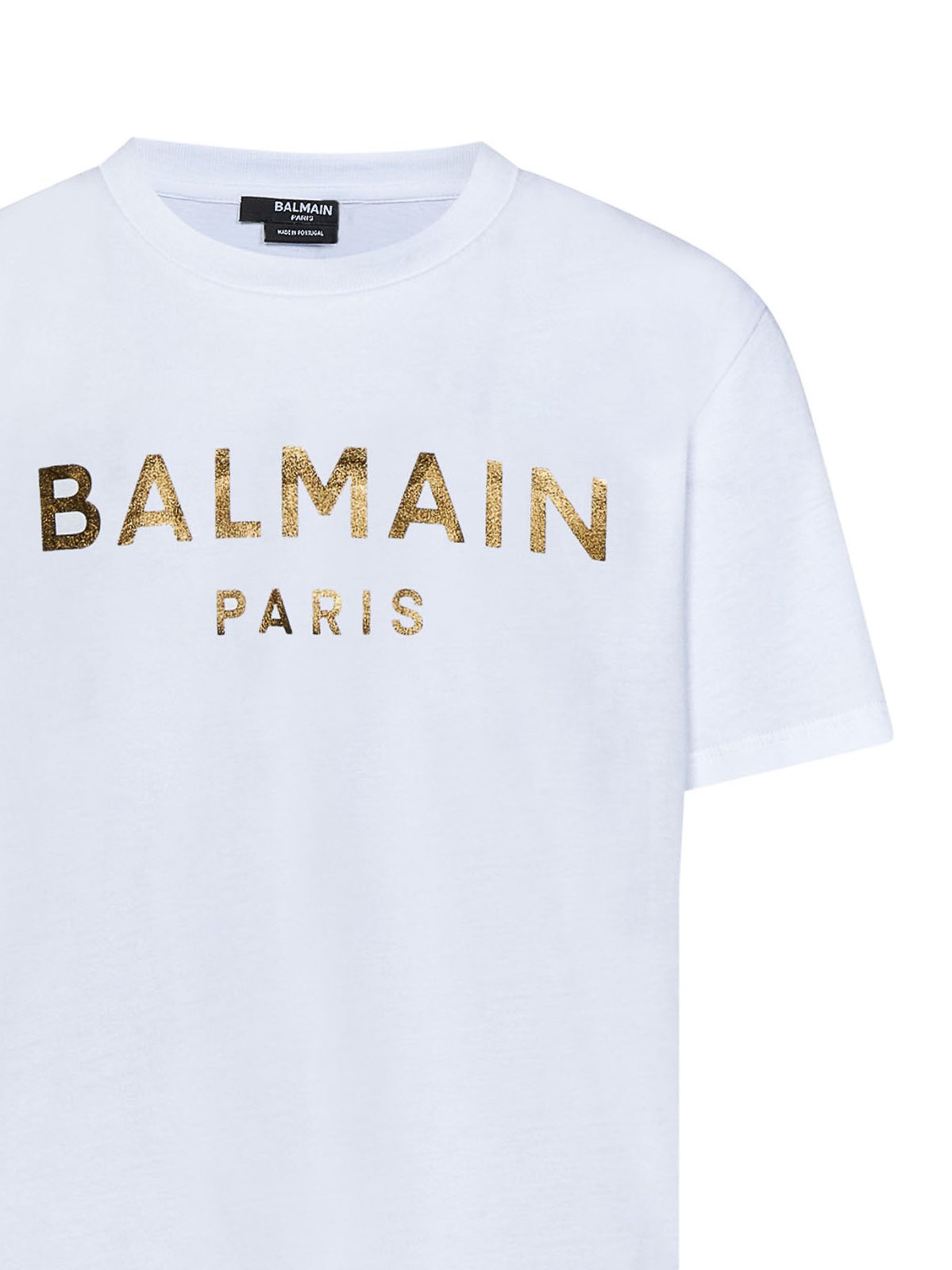 Balmain Kids Logo Printed Crewneck T-Shirt
