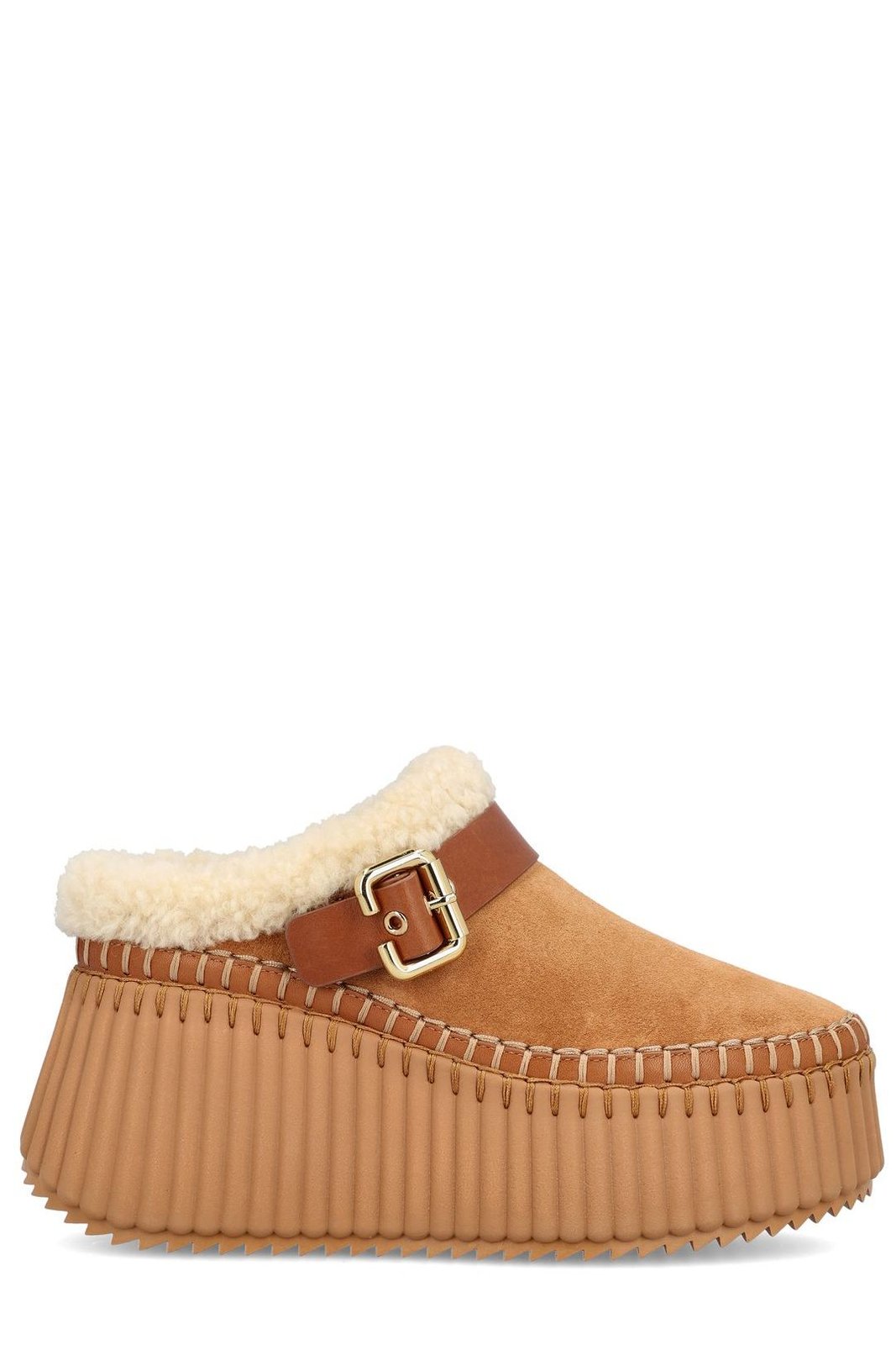 Chloé Nama Wedge Mules