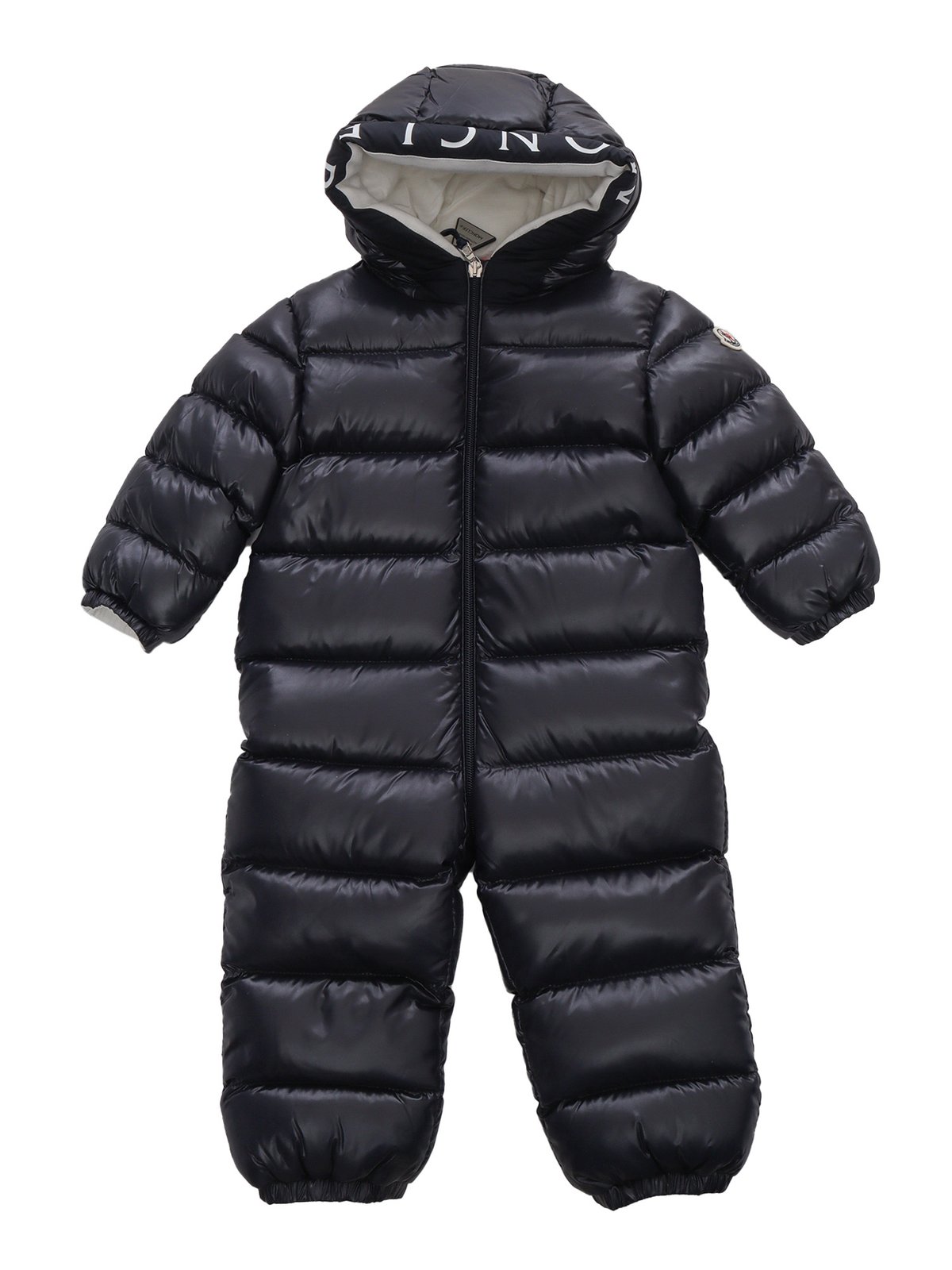 Moncler Enfant Logo Printed Padded Snowsuit