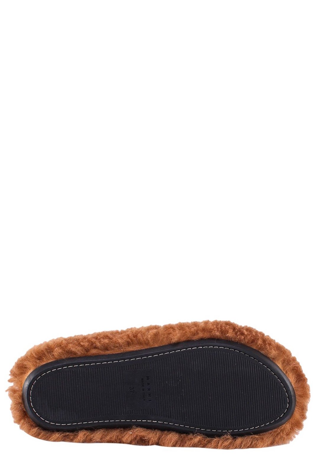 Marni Marni Shearling Closed-Toe Slippers - Shoes - Free