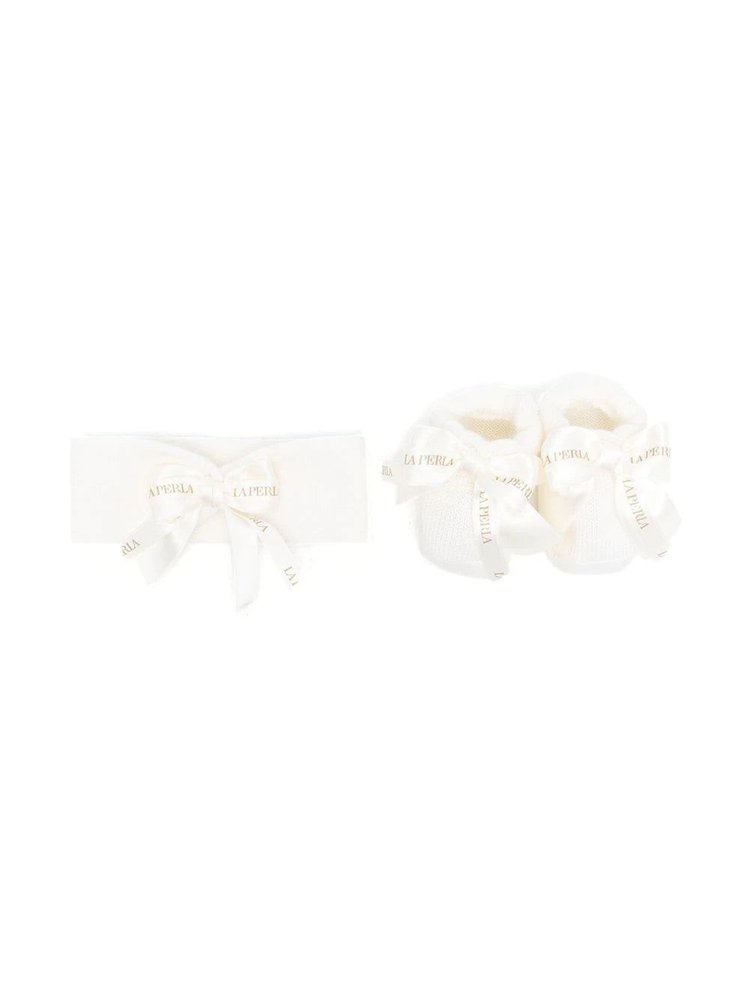 La Perla Kids 부티와 헤드밴드 선물 상자