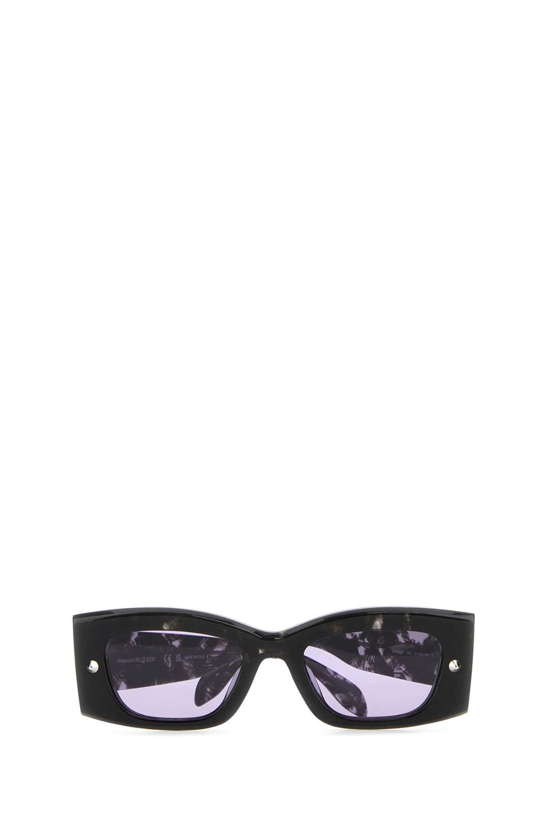 サングラス alexander mcqueen SUN GLASS (760621J0749 2088) Alexander McQueen Eyewear Rectangle Frame Sunglasses – Cettire