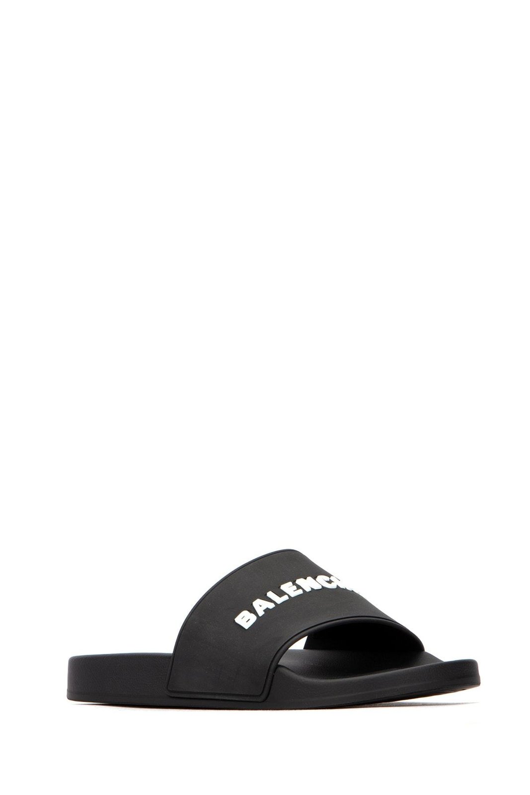 Balenciaga Logo Printed Pool Slides