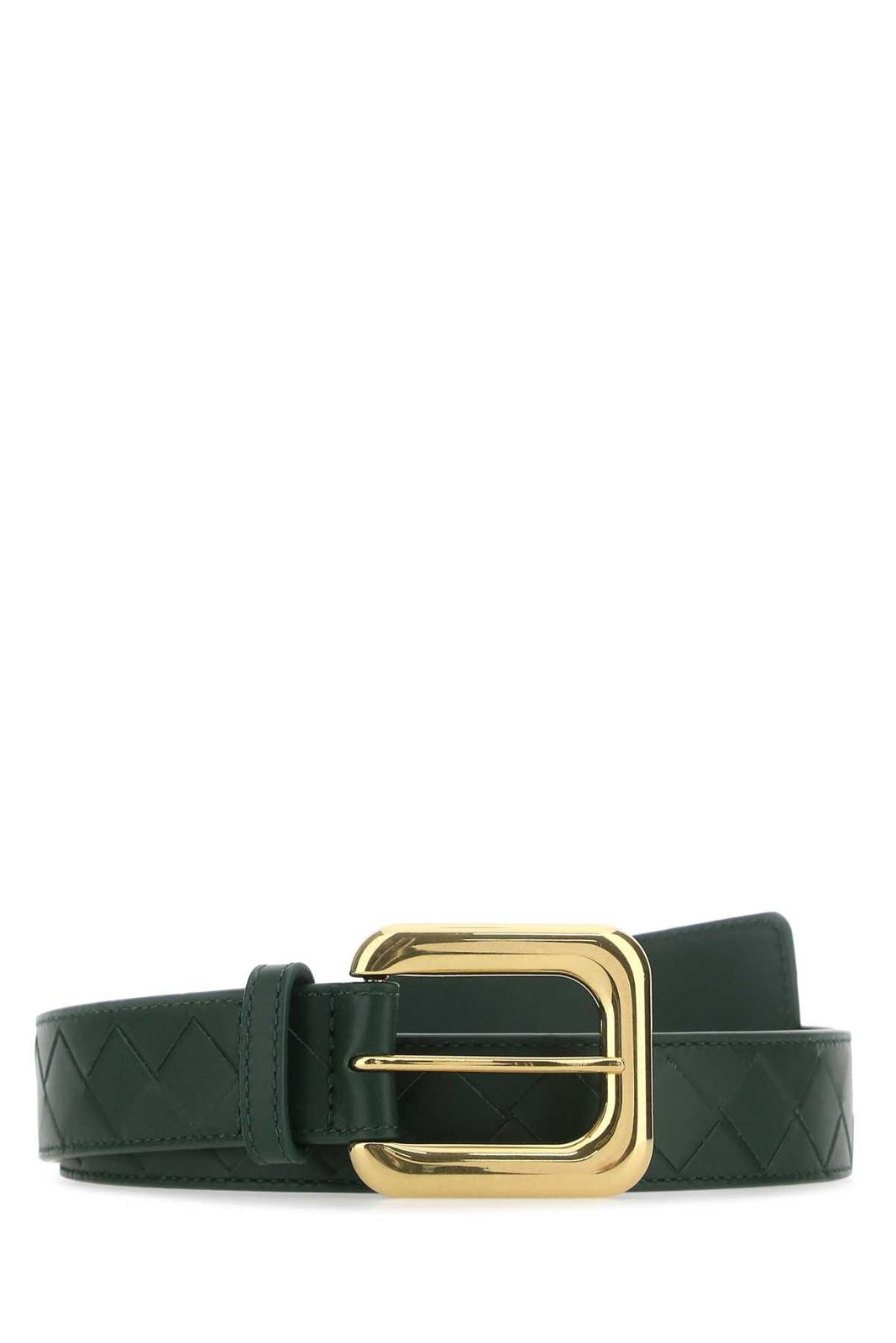 Bottega Veneta Woven Buckle Belt