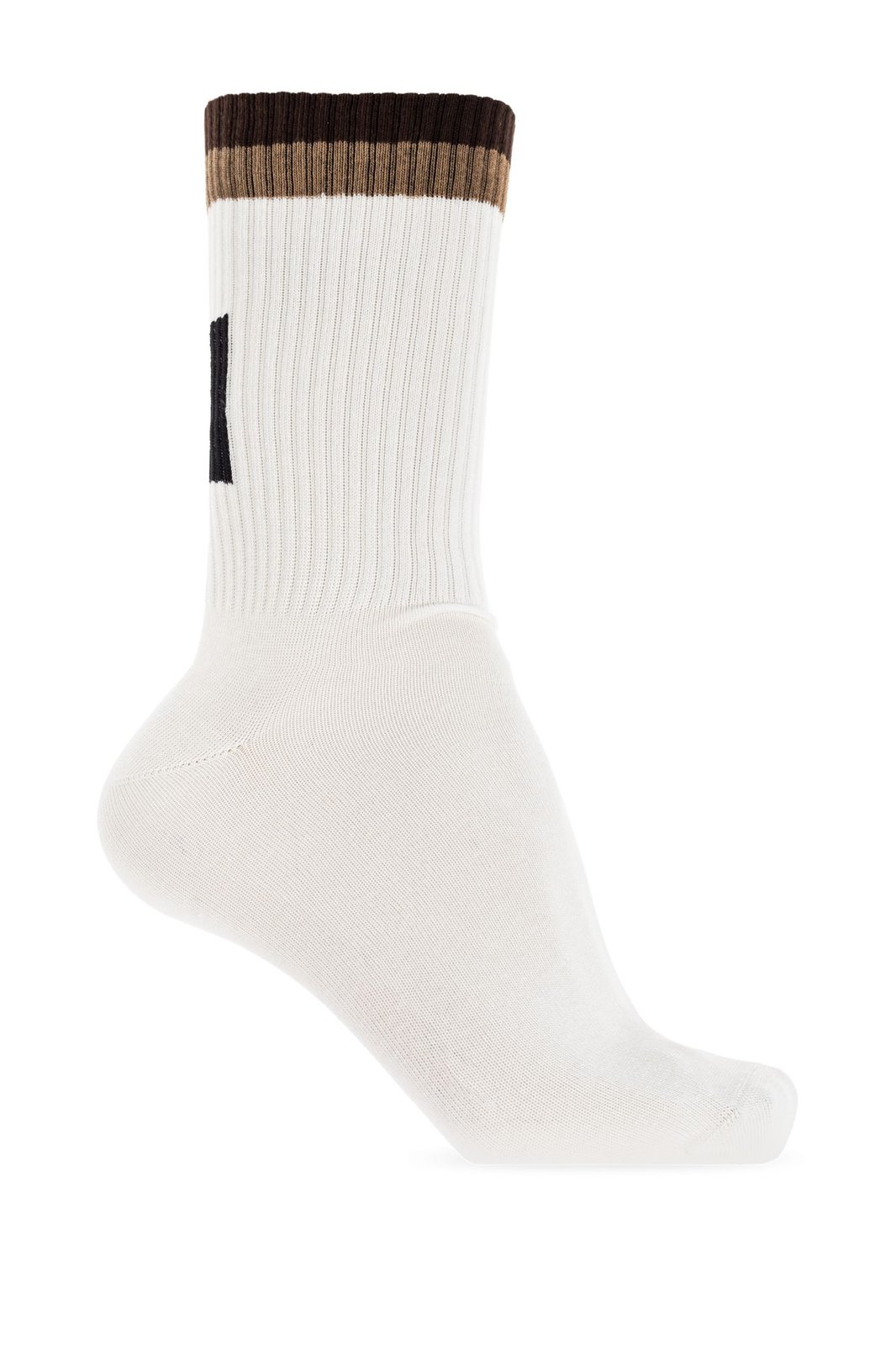 Fendi FF Jacquard Ribbed Socks