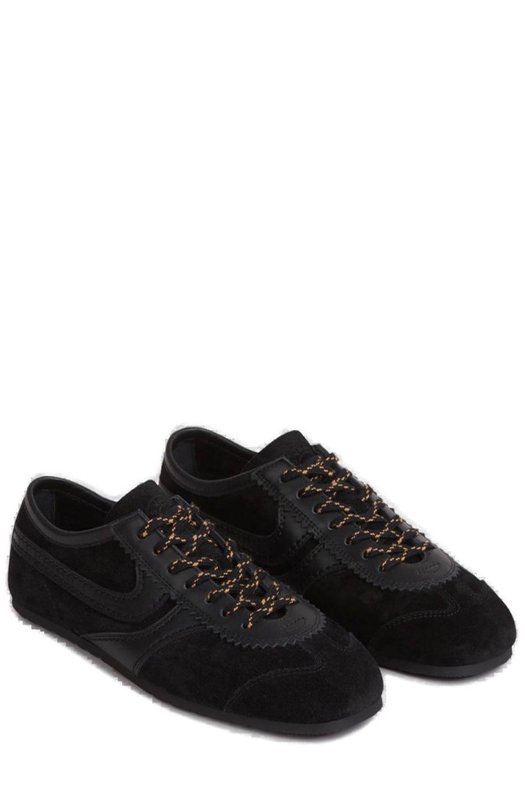 Dries Van Noten Round Toe Lace-Up Sneakers