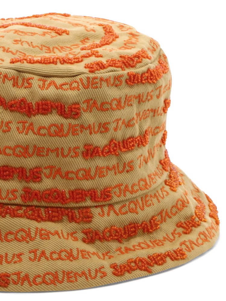 Jacquemus Le Bob Bordado エンブロイダリー ロゴ バケット ハット