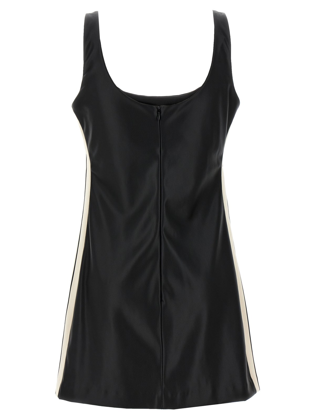 Palm Angels Logo Embroidered Sleeveless Mini Dress
