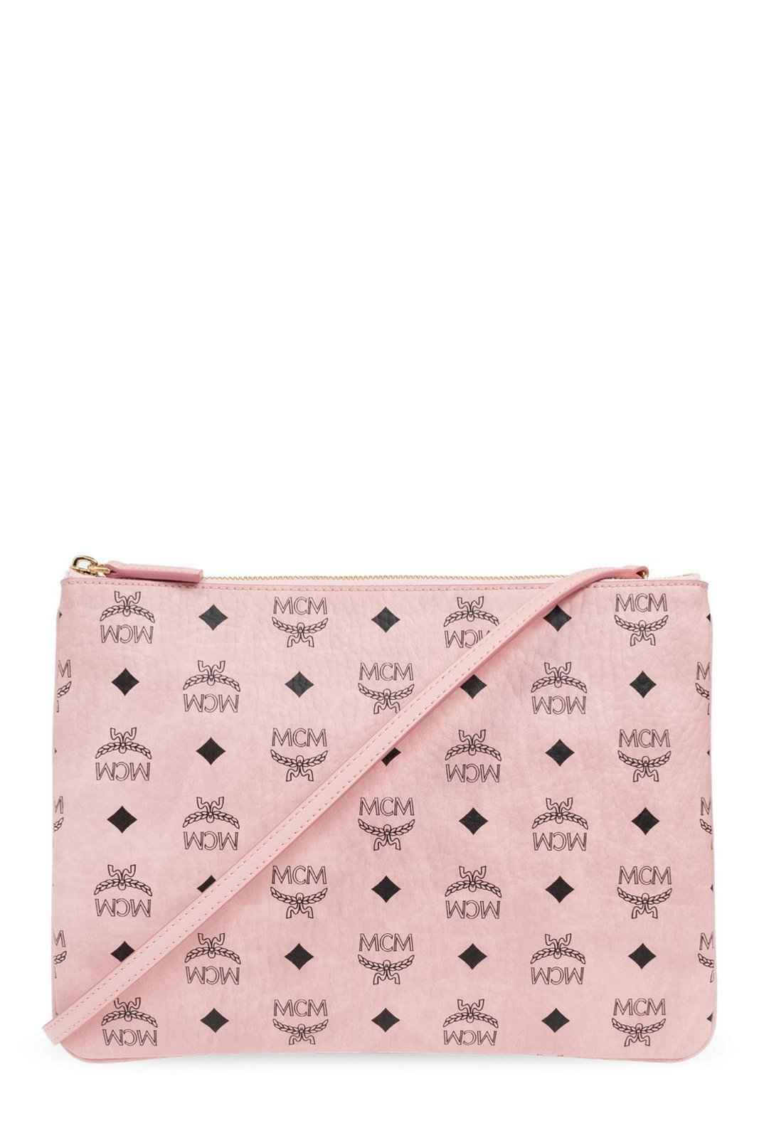 MCM Visetos Printed Zipped Crossbody Bag