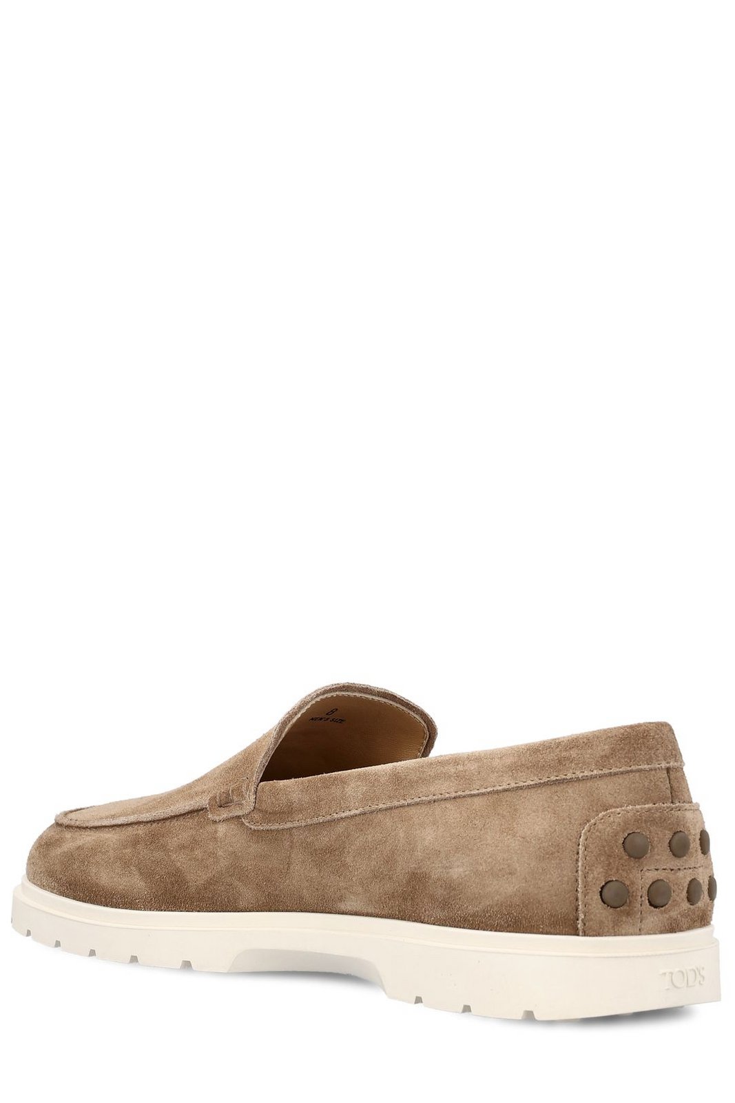 Tod's Round Toe Slip-On Loafers