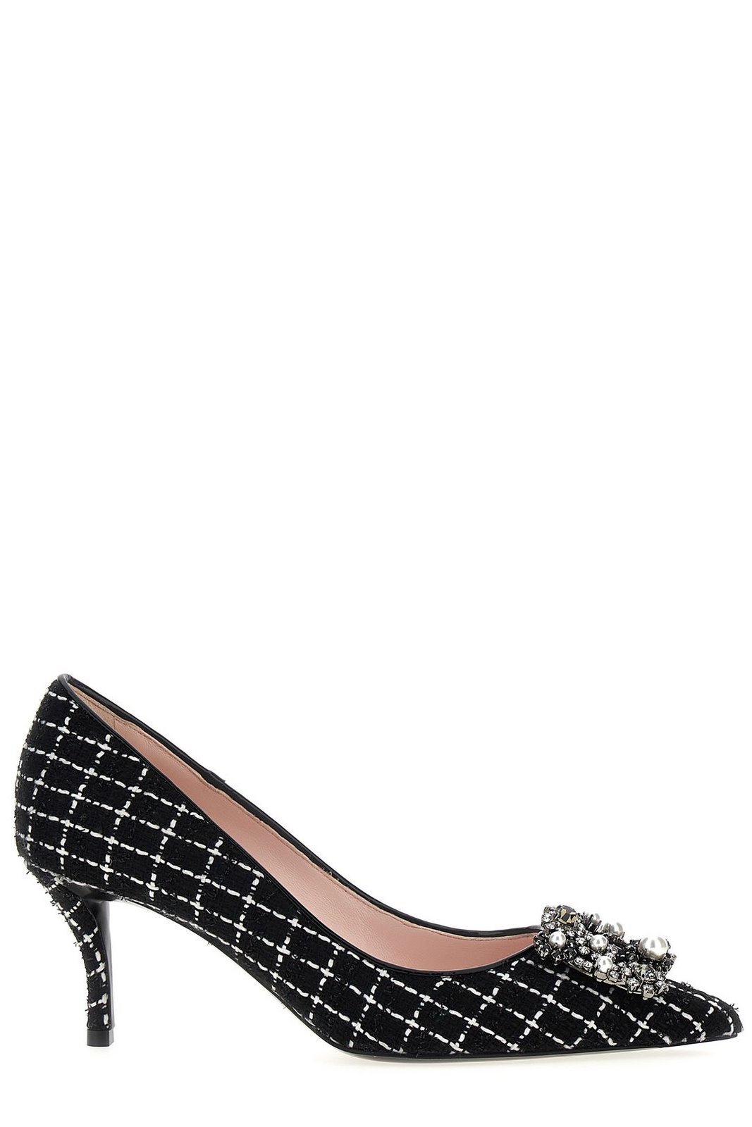 Roger Vivier Flower Strass Pearl Pumps