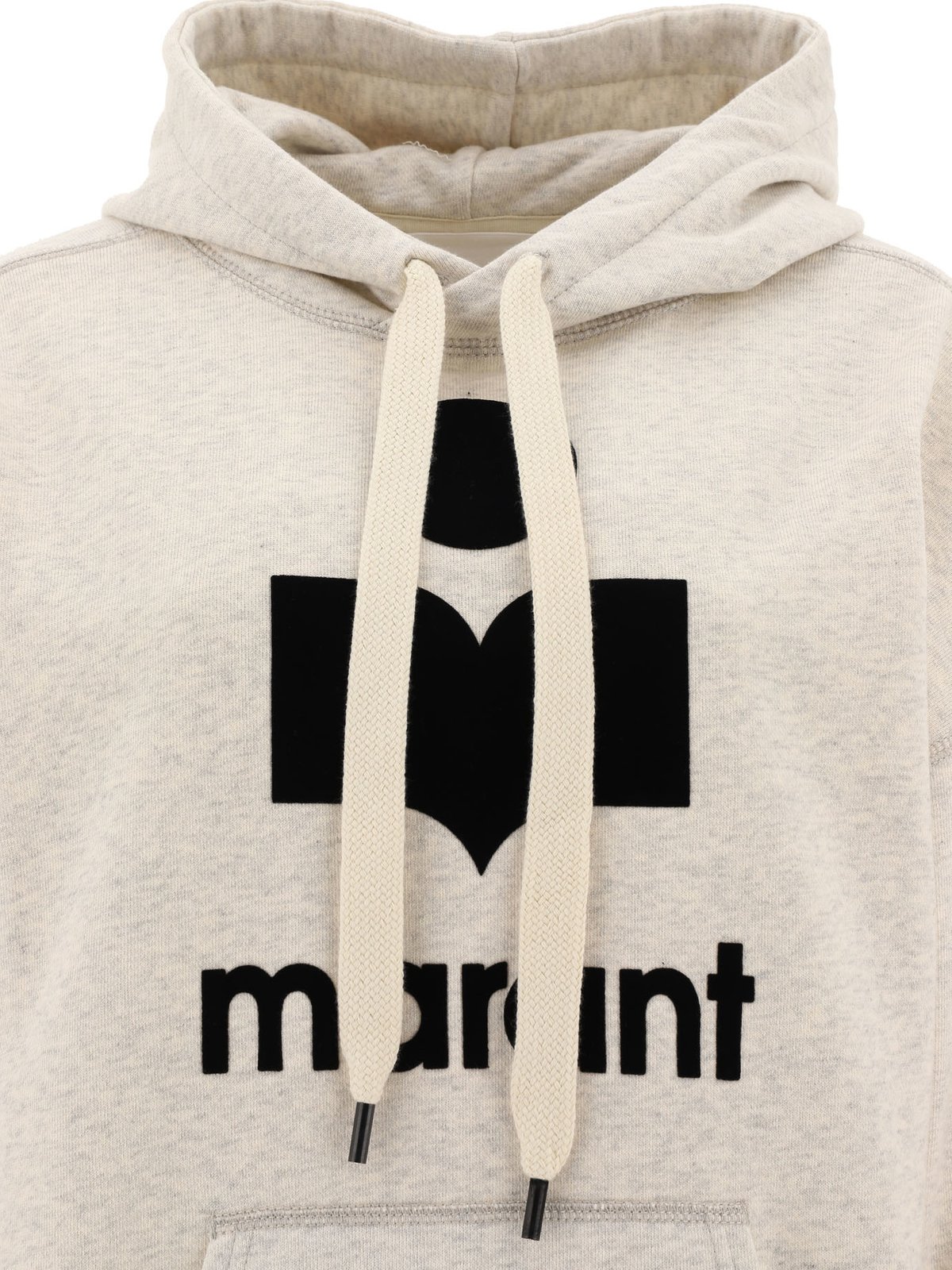 Isabel Marant Étoile Mansel Logo Printed Drawstring Hoodie