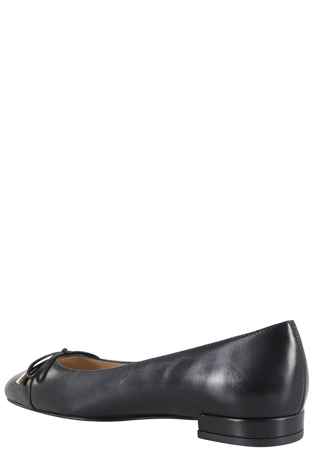 Stuart Weitzman Sleek Bow Detailed Ballet Flats