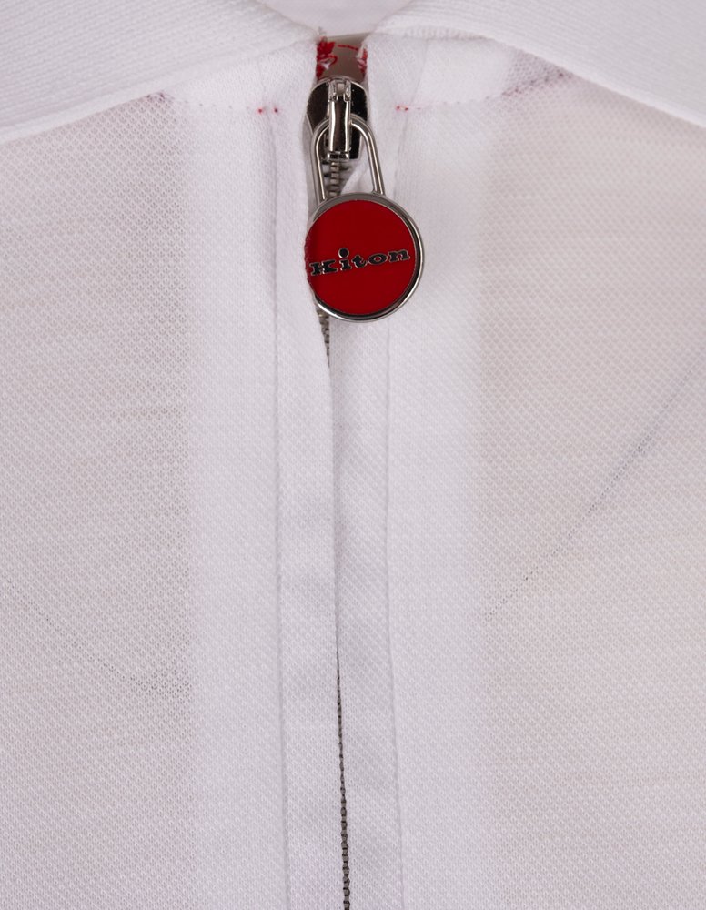 Kiton Short-Sleeved Half-Zip Polo Shirt – Cettire