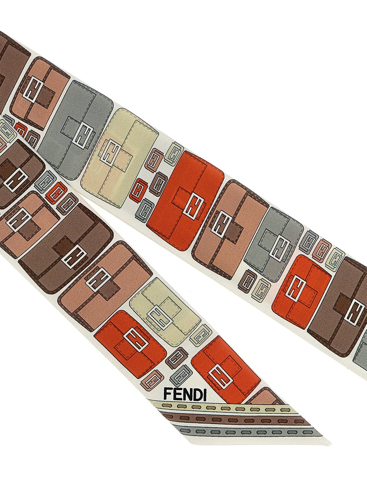 Fendi Patterned Wrappy Scarf