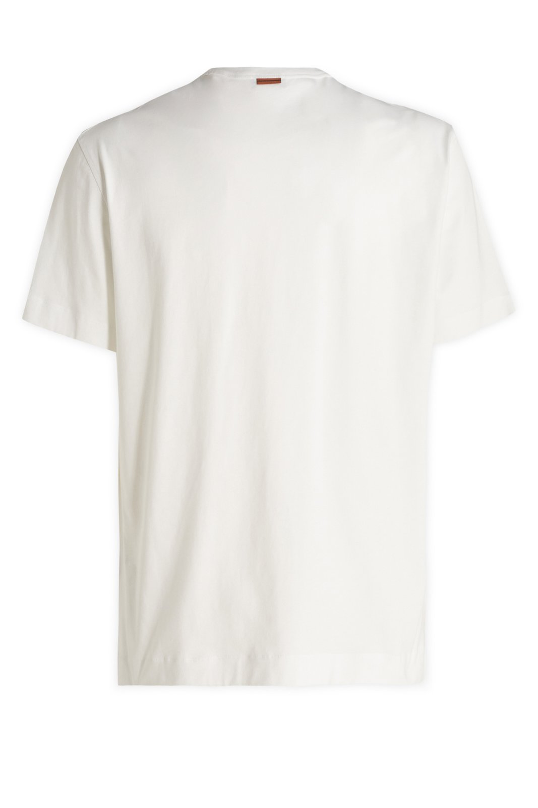 Zegna Logo Embroidered Crewneck T-Shirt