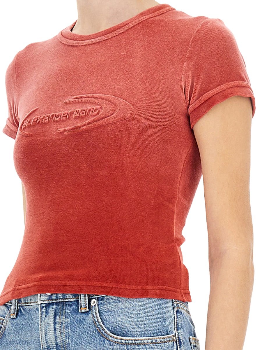 Alexander Wang Logo Detailed Crewneck T-Shirt