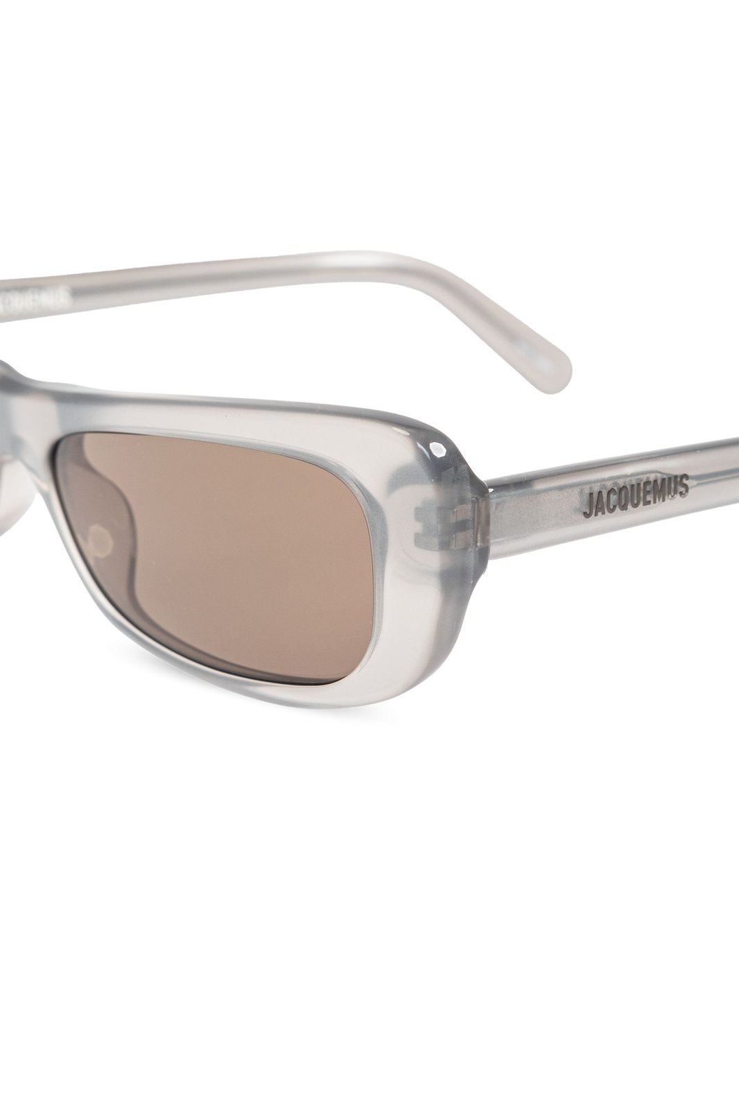 Jacquemus X Linda Farrow Capri Rectangle Frame Sunglasses