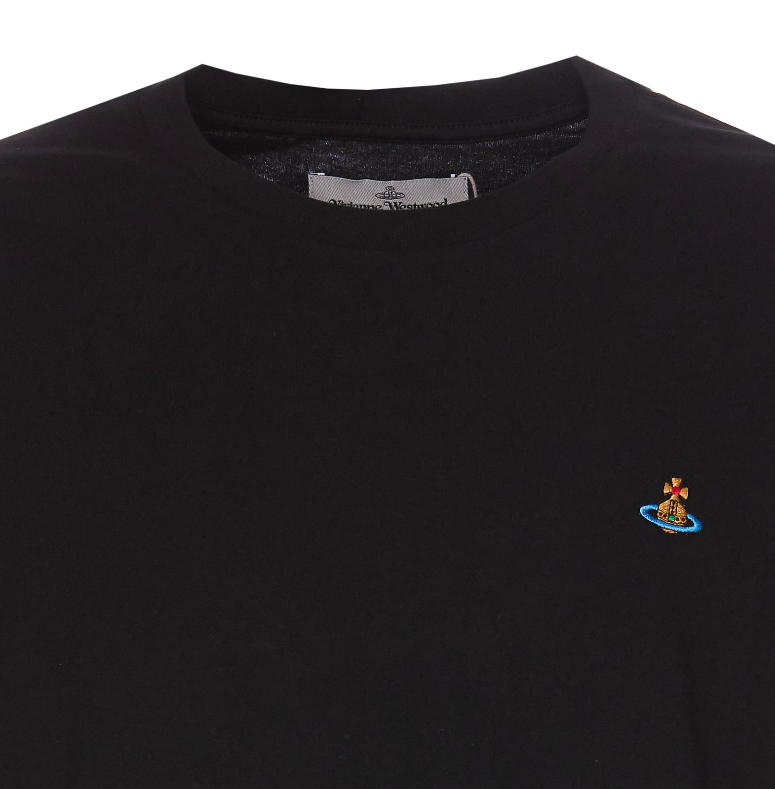 Vivienne Westwood Logo Embroidered Crewneck T-Shirt